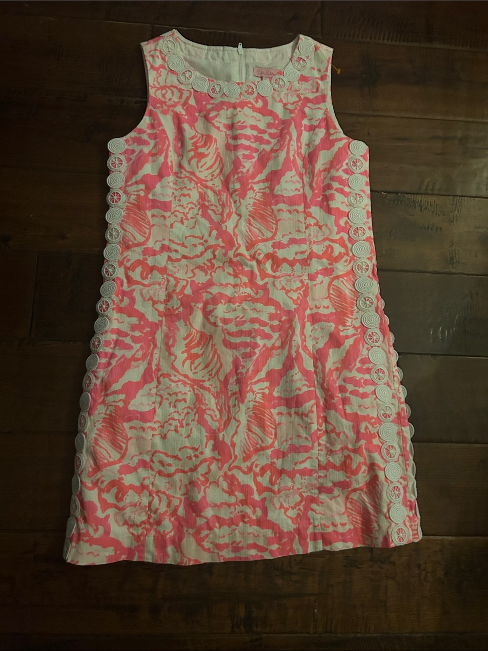 Lilly Pulitzer Pink & White Mini Mila Coral Reef Beside the Point girls dress
